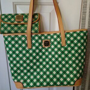 Dooney & Bourke Gingham Tote & Wallet